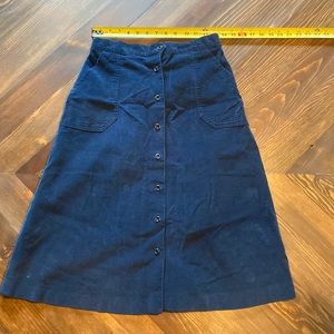 Vintage corduroy skirt